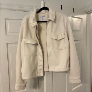 Old Navy Cream Zip-Up Jacket